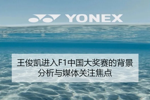 王俊凯进入F1中国大奖赛的背景分析与媒体关注焦点